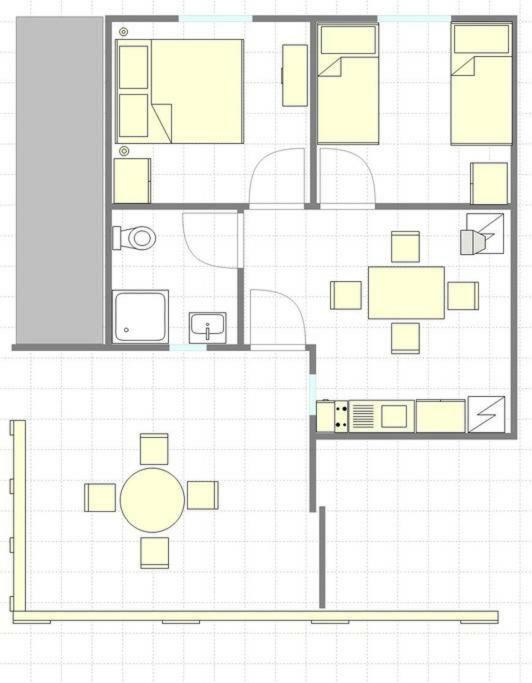 Sunny Bi-Pi Apartment Pag Town Exterior photo